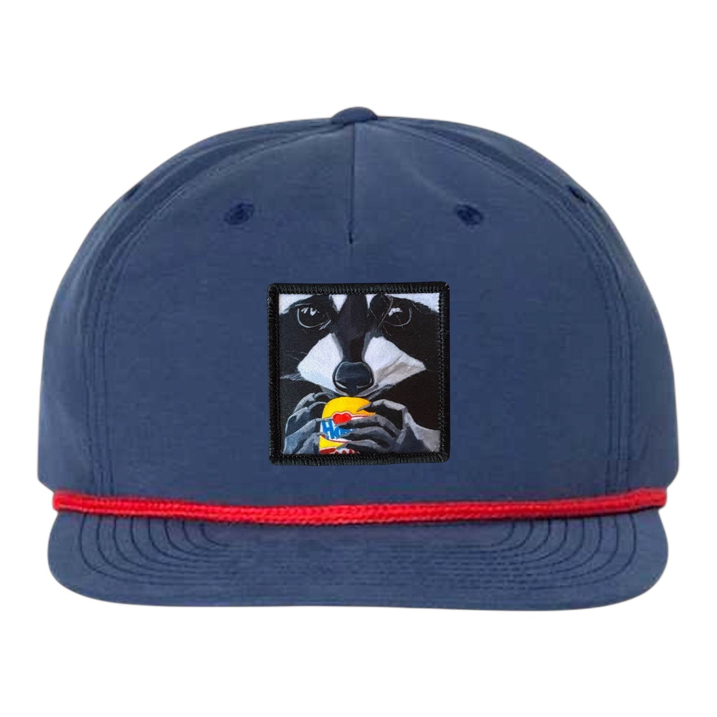 Navy/ Red Rope Cap