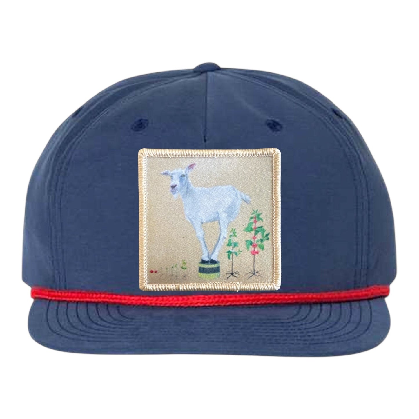 Navy/ Red Rope Cap