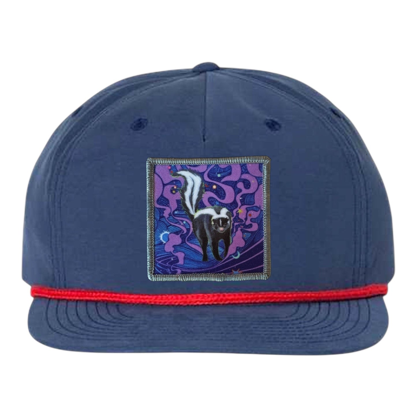 Navy/ Red Rope Cap