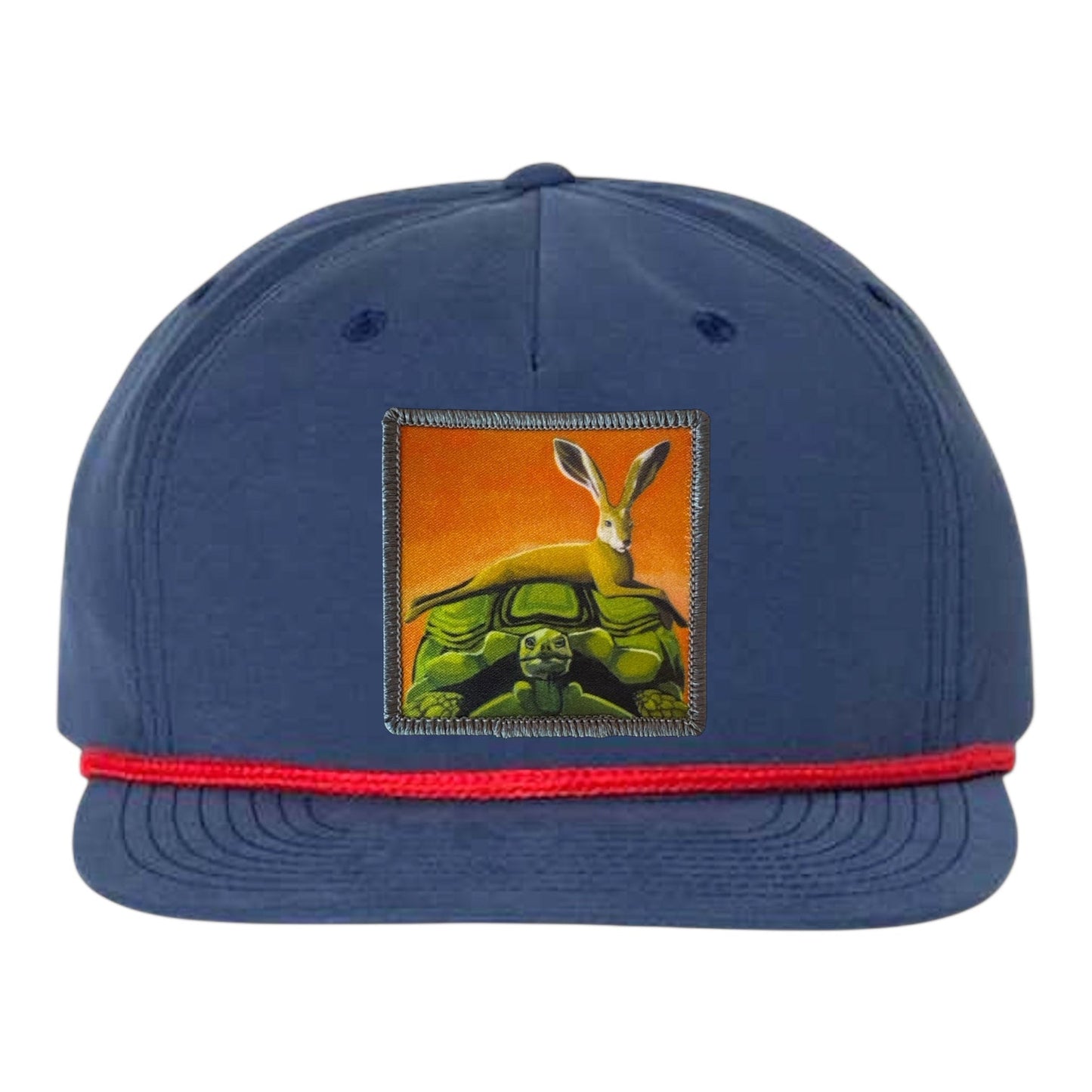 Navy/ Red Rope Cap