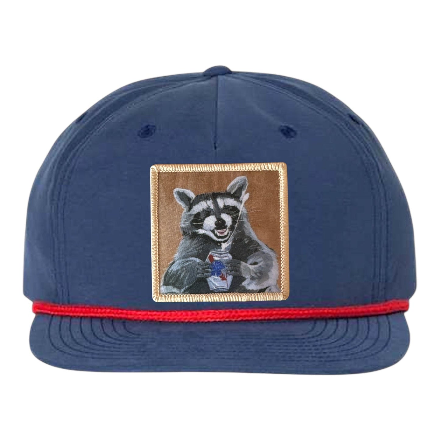 Navy/ Red Rope Cap
