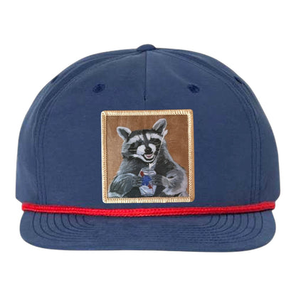 Navy/ Red Rope Cap
