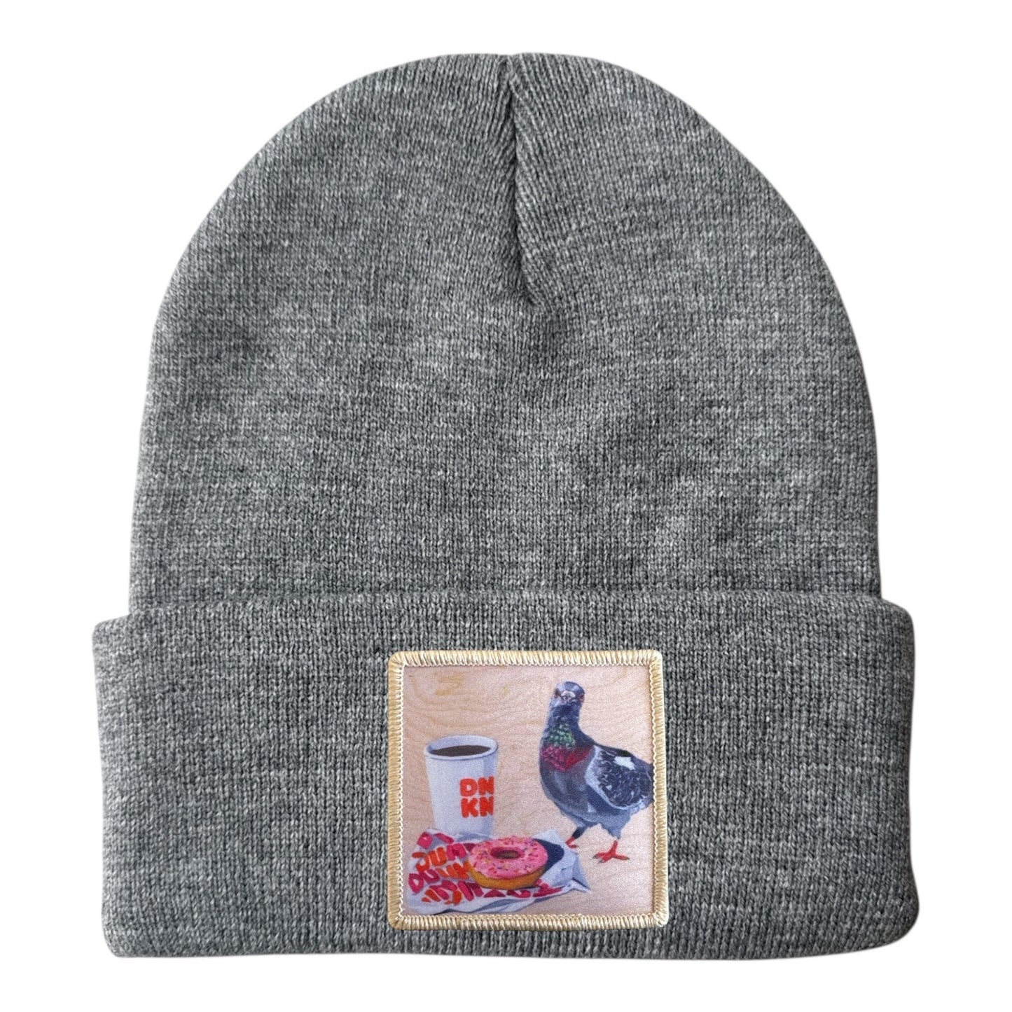 Pigeons Run On Donuts Beanie