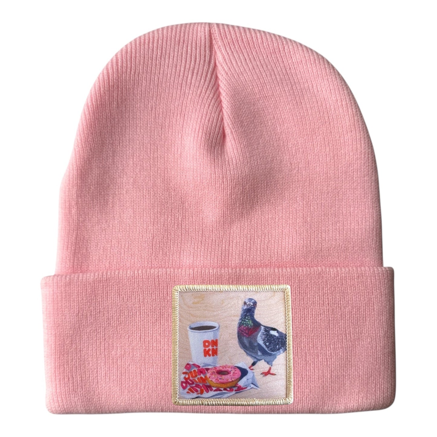 Pigeons Run On Donuts Beanie