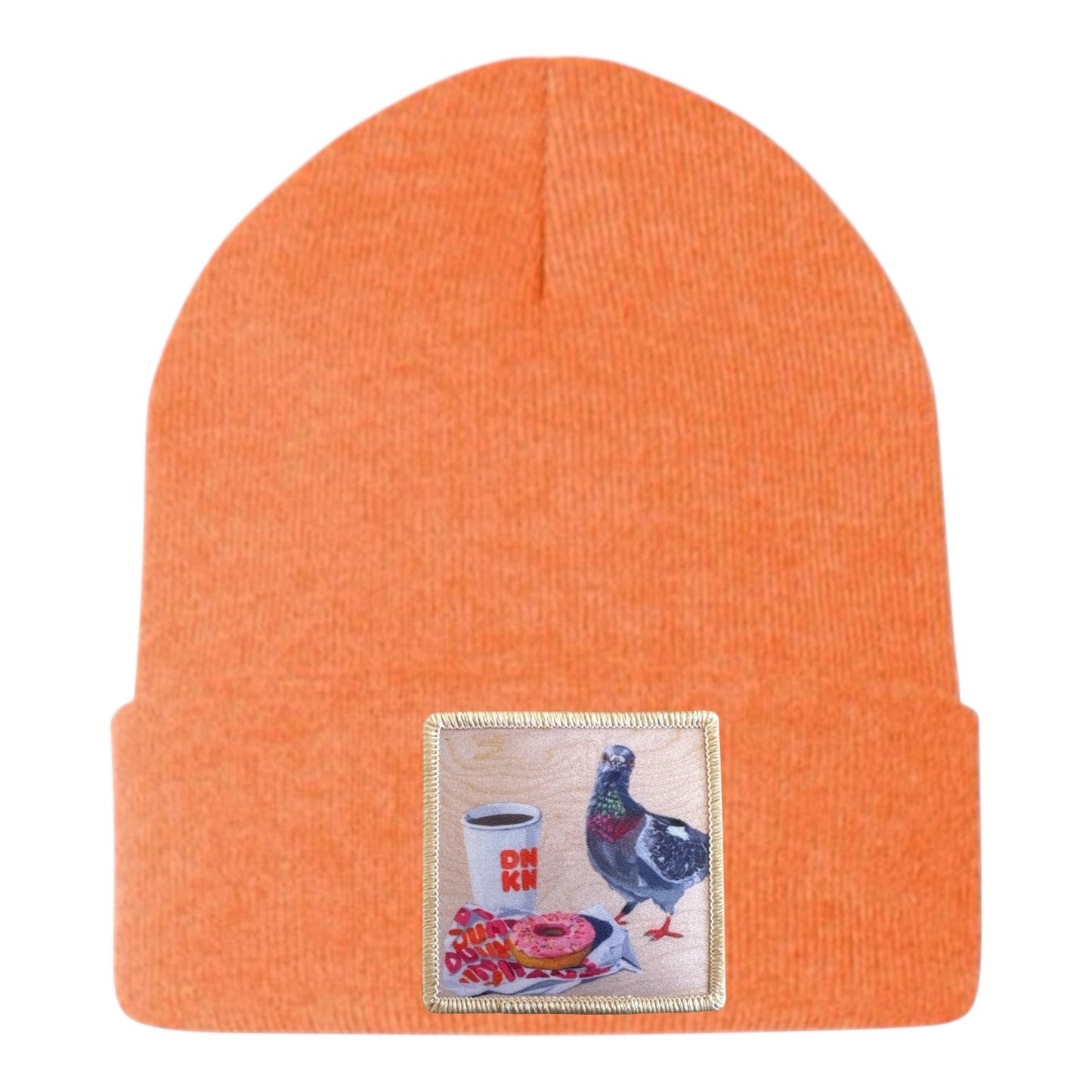 Pigeons Run On Donuts Beanie