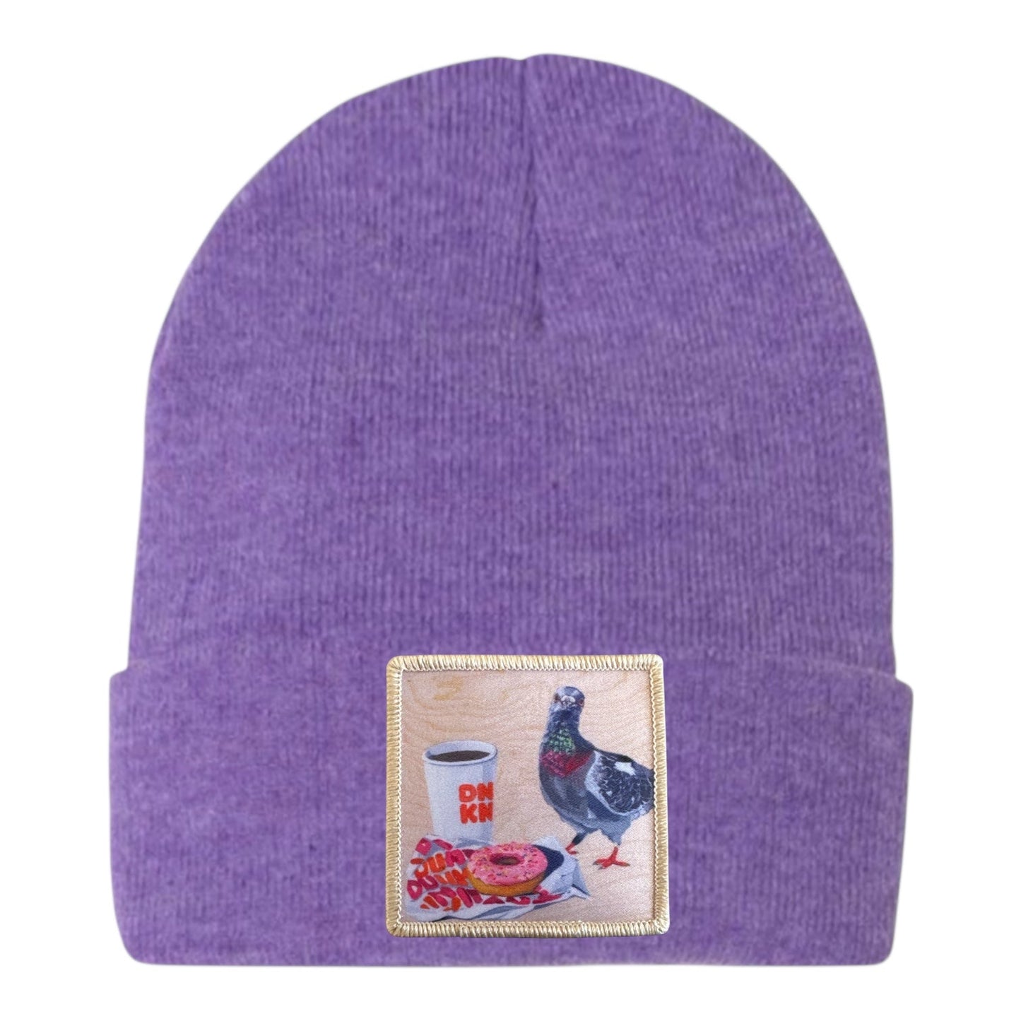 Pigeons Run On Donuts Beanie