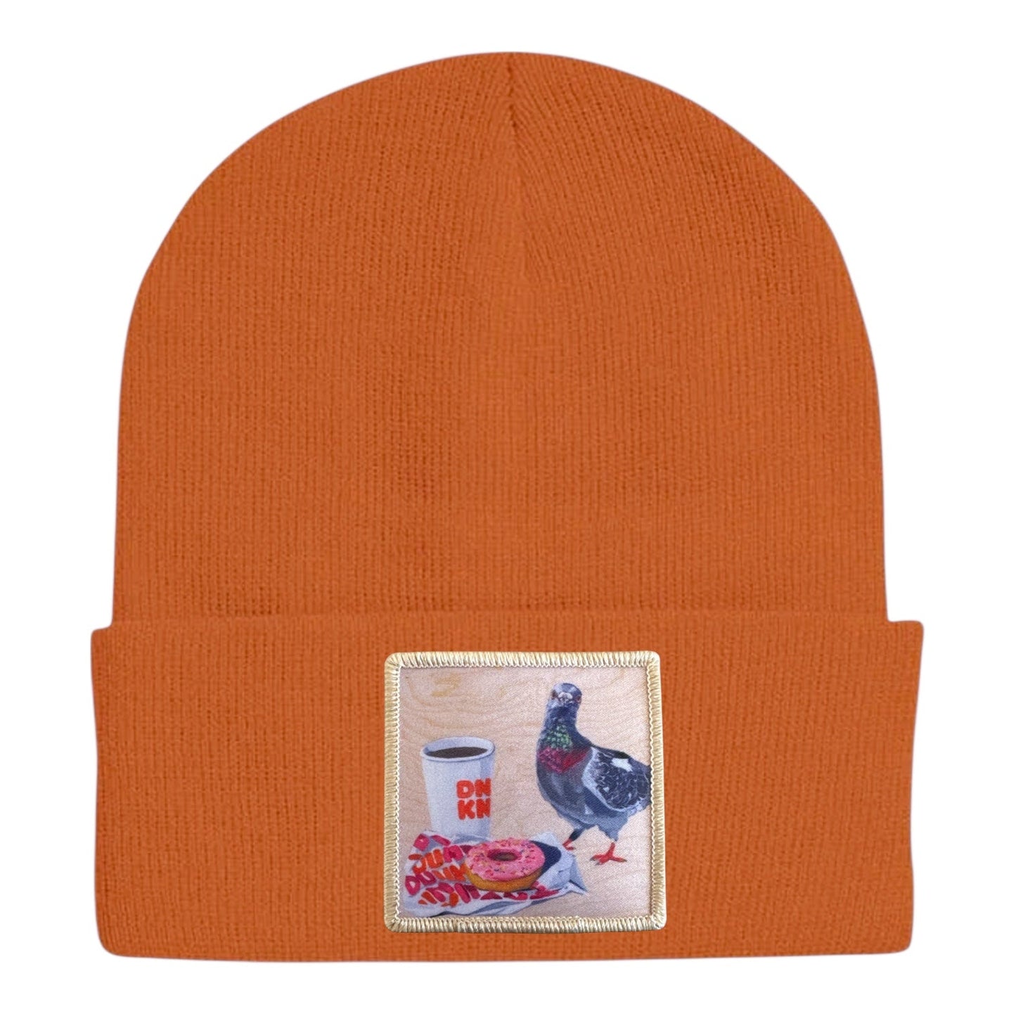 Pigeons Run On Donuts Beanie