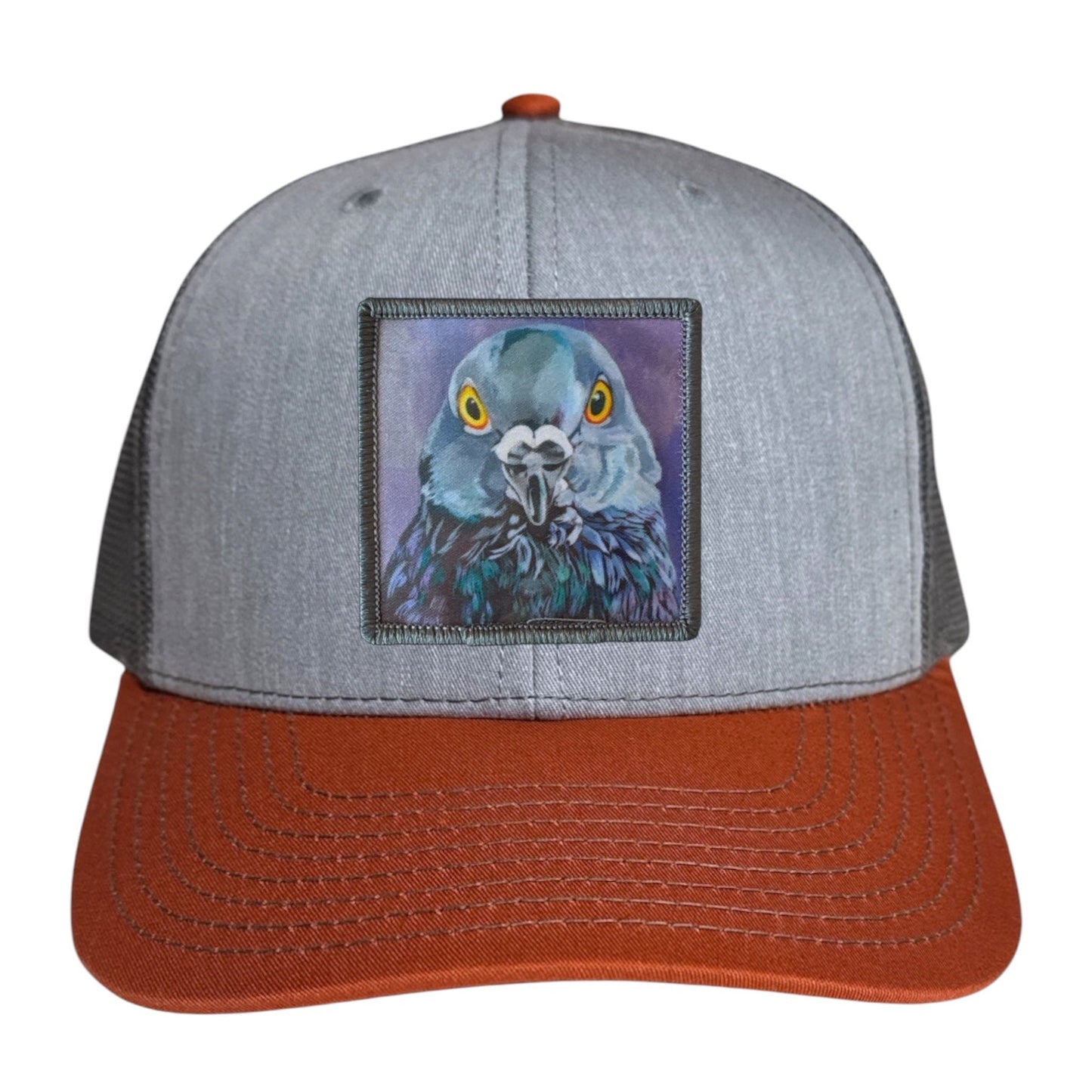 Grey/Terracotta Trucker