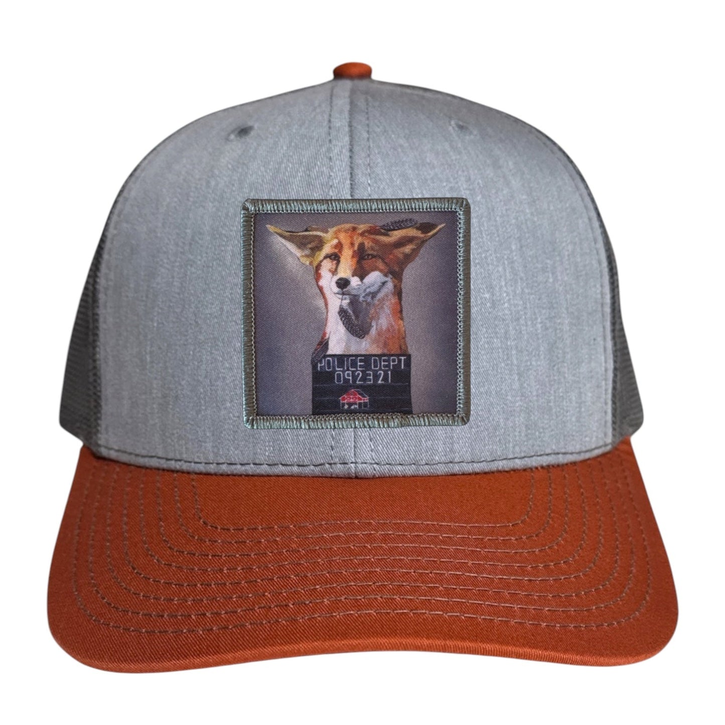 Grey/Terracotta Trucker