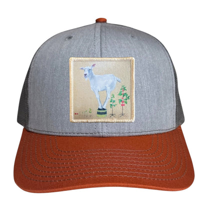 Grey/Terracotta Trucker