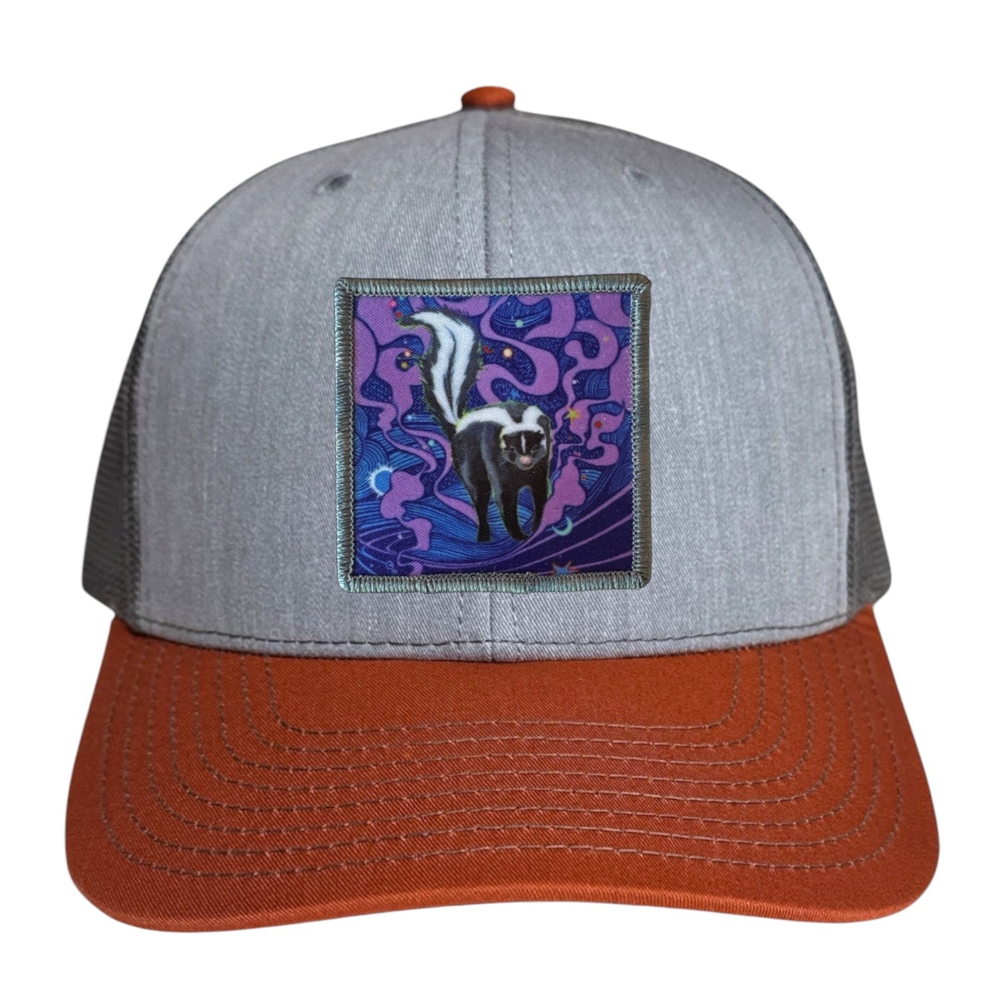 Grey/Terracotta Trucker