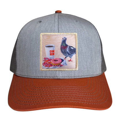 Grey/Terracotta Trucker