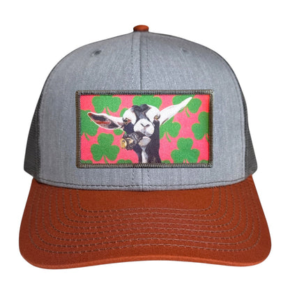 Grey/Terracotta Trucker