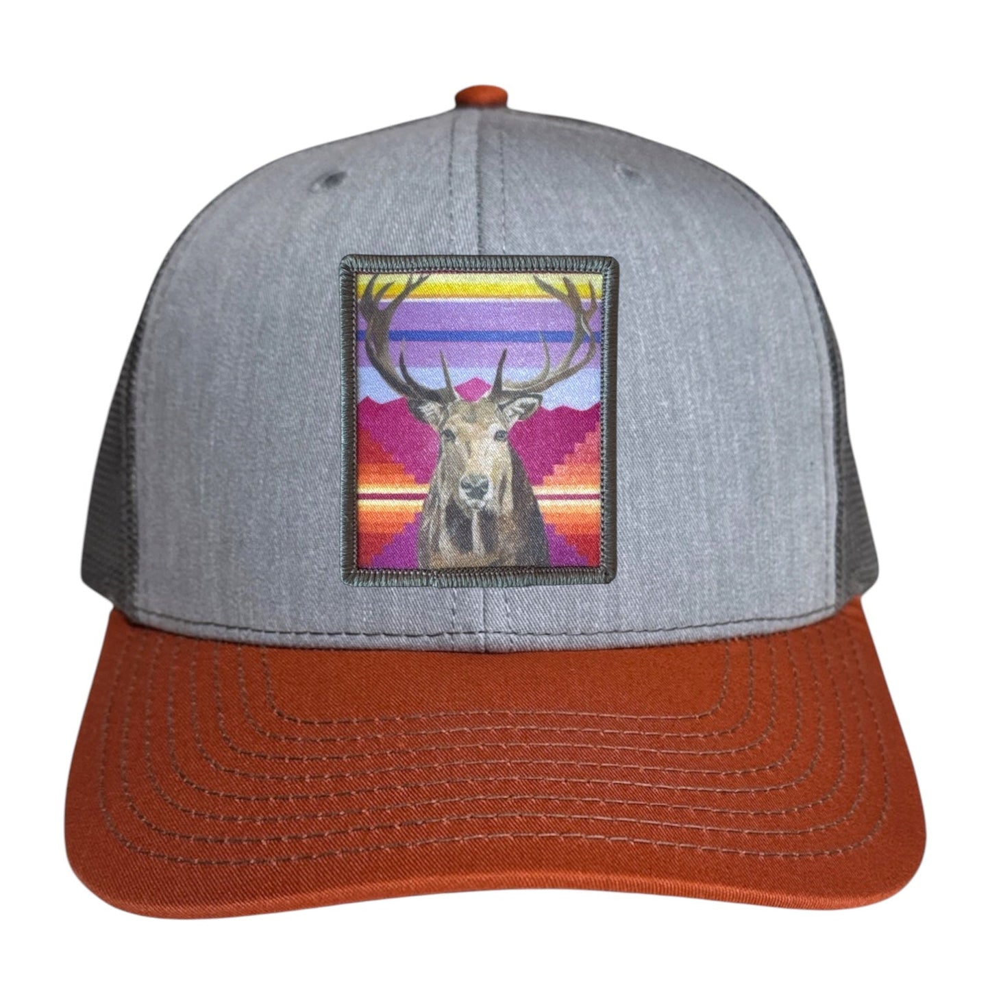 Grey/Terracotta Trucker
