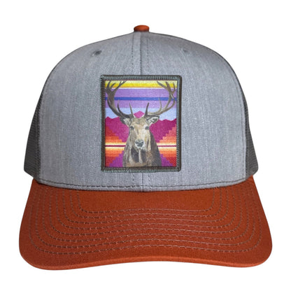 Grey/Terracotta Trucker