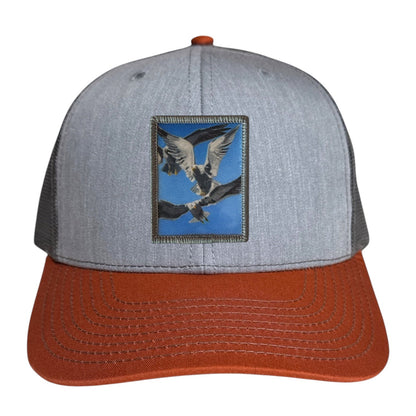 Grey/Terracotta Trucker