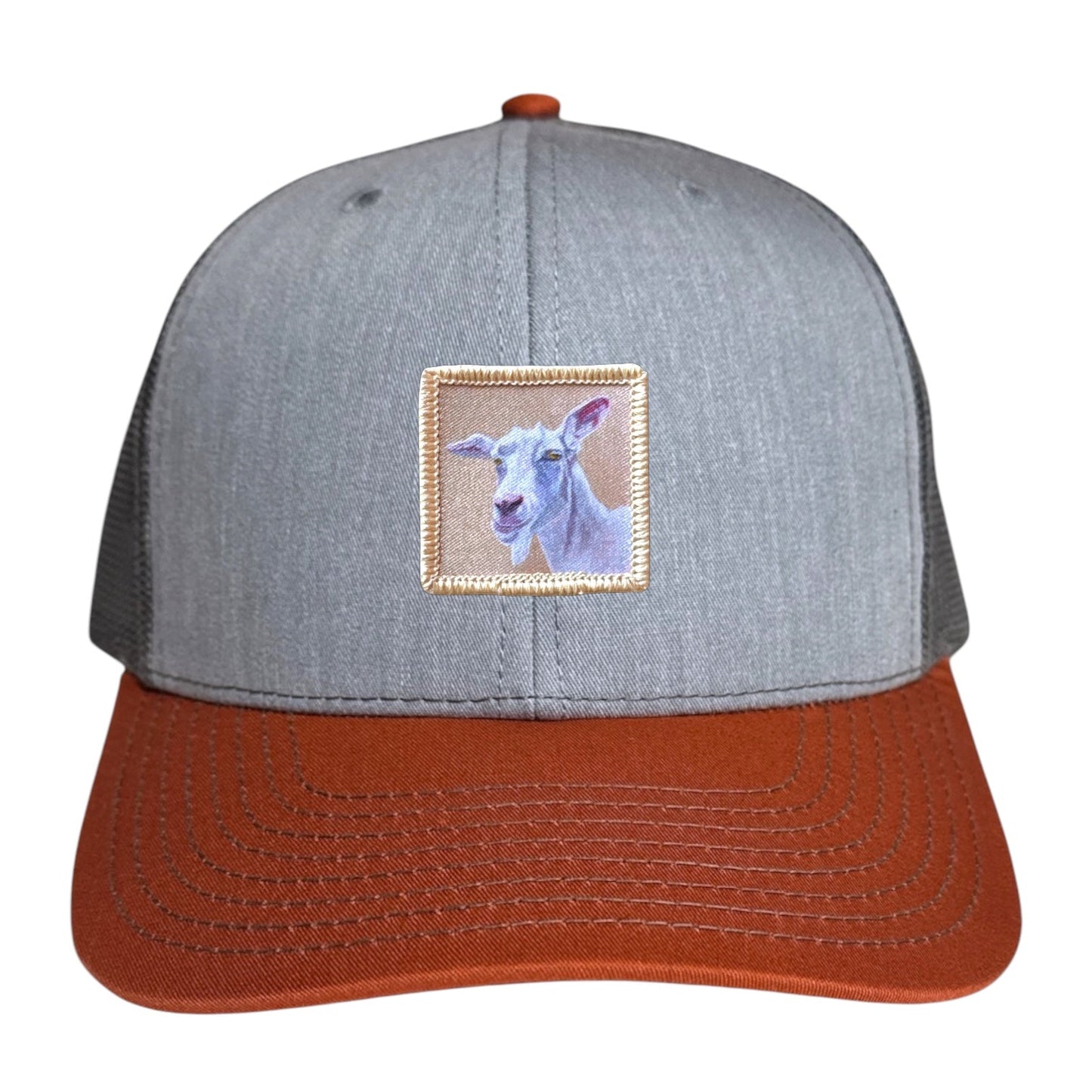Grey/Terracotta Trucker
