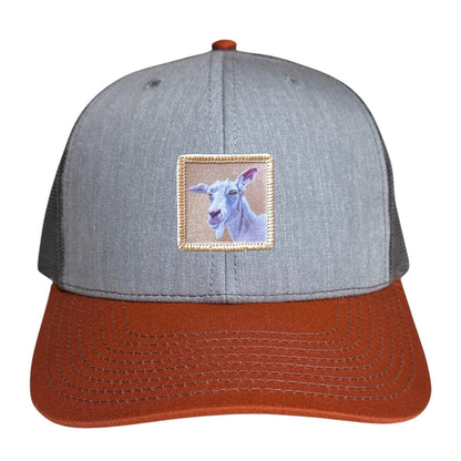 Grey/Terracotta Trucker