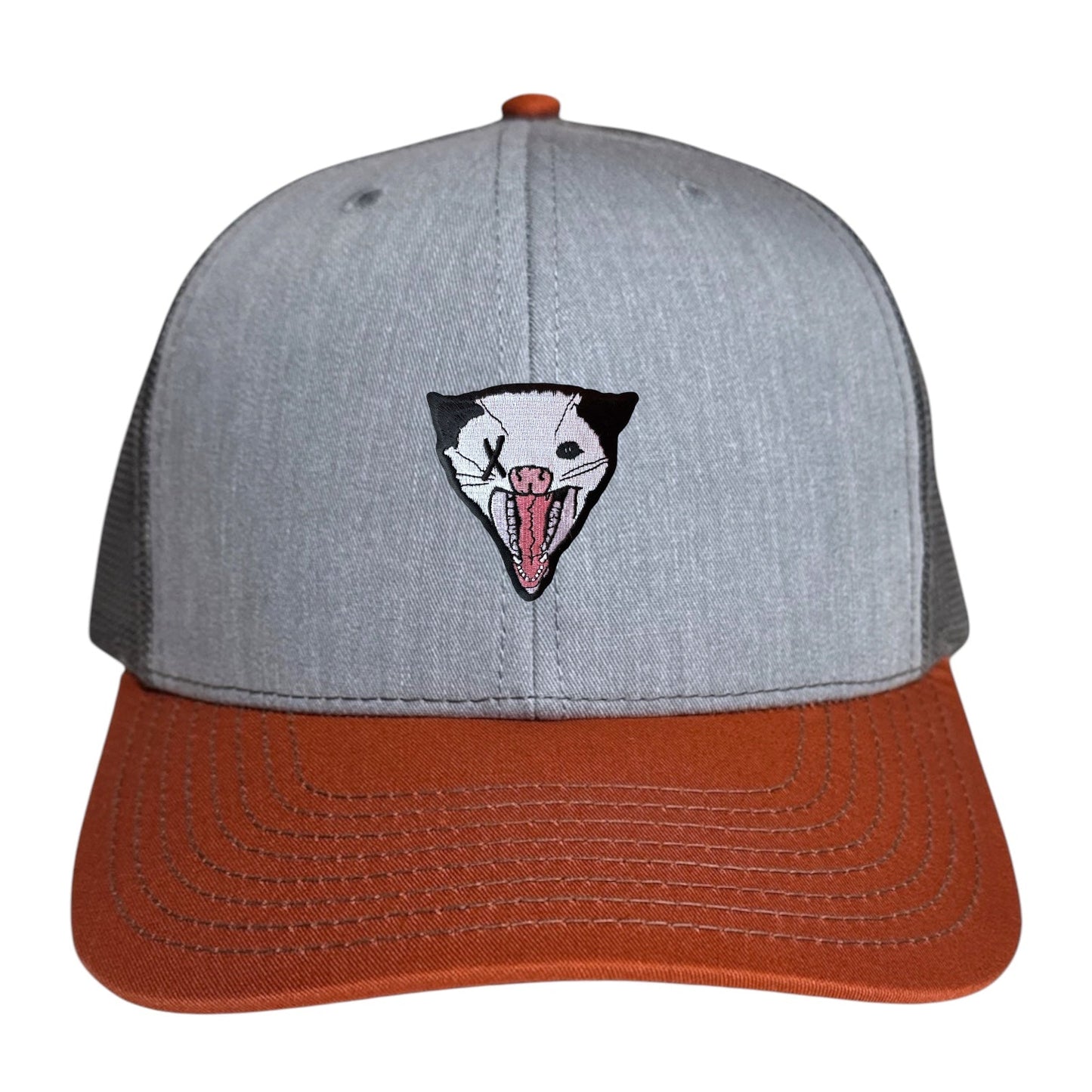 Grey/Terracotta Trucker