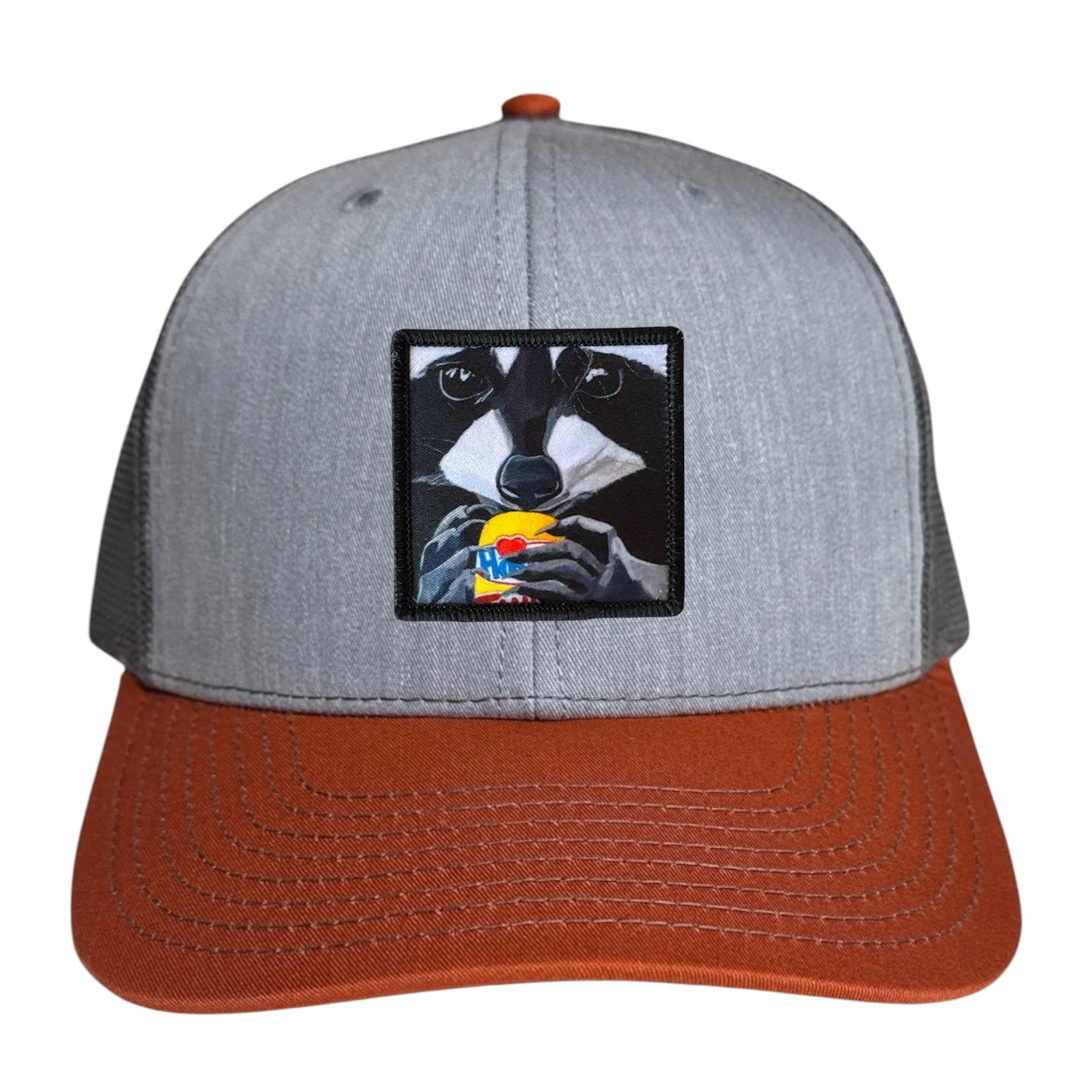 Grey/Terracotta Trucker