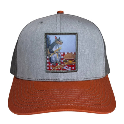 Grey/Terracotta Trucker