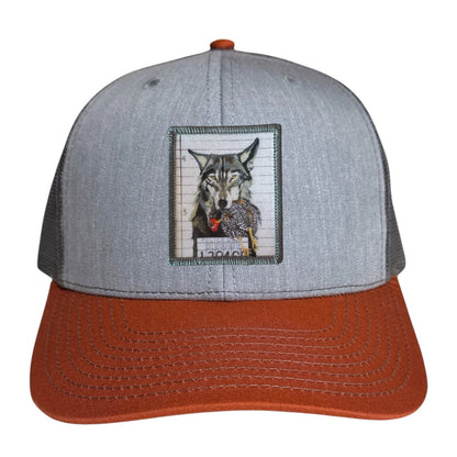 Grey/Terracotta Trucker