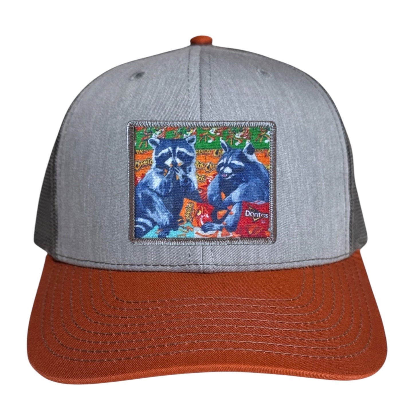 Grey/Terracotta Trucker
