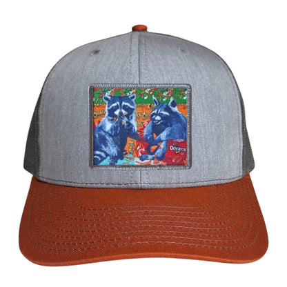 Grey/Terracotta Trucker