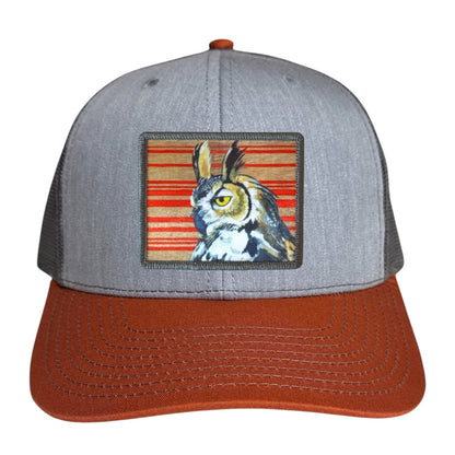 Grey/Terracotta Trucker