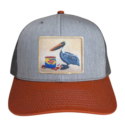 Grey/Terracotta Trucker