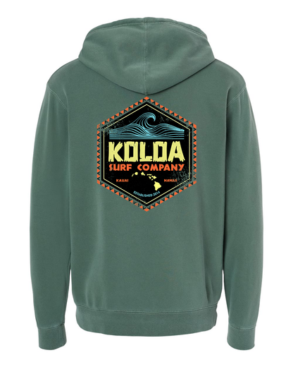Koloa Tides Pigment-Dyed Hoodie