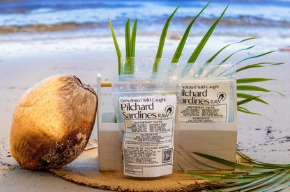 Dehydrated Wild Caught Pilchard Sardines for Cats & Dogs — 100% Single Ingredient | Raw Instincts Florida | 2 oz