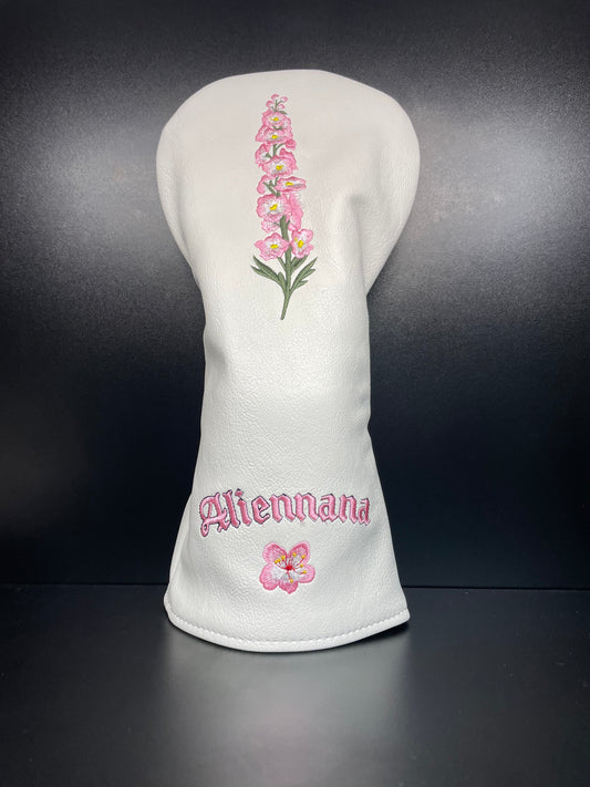 Pink Snapdragon Flower Headcover