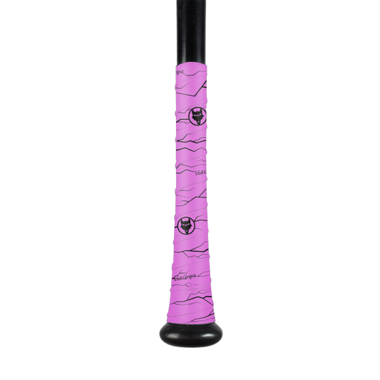 Pulse Pink Bat Grip Tape with Black