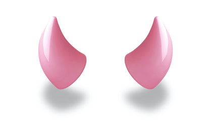 MagNeatOhz: Small Pink Devil Horns for Helmet
