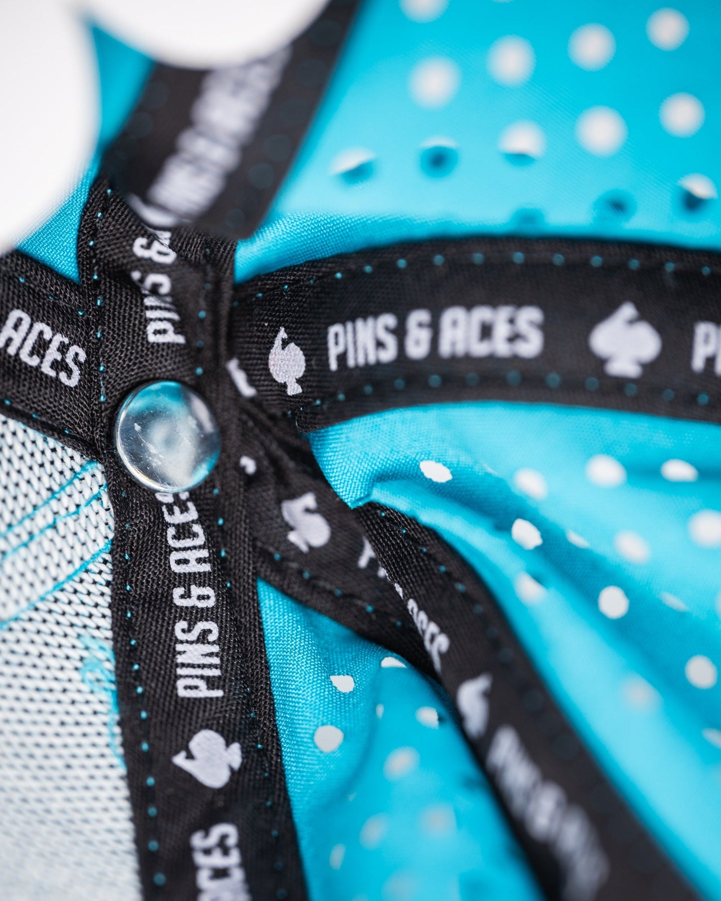 Perforated Rope Hat - Baby Blue