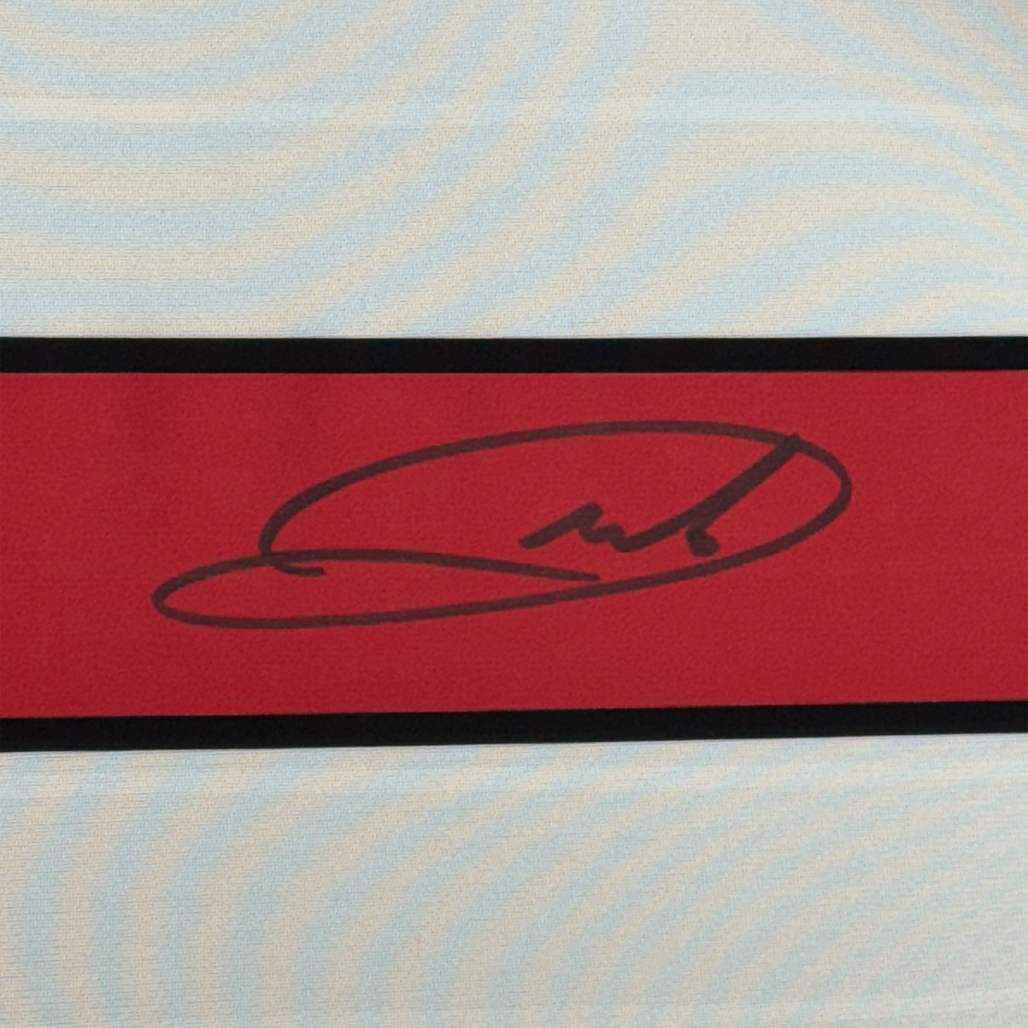 Framed Autographed/Signed Andrea Pirlo 35x39 AC Milan White Soccer Futbol Jersey Beckett BAS COA