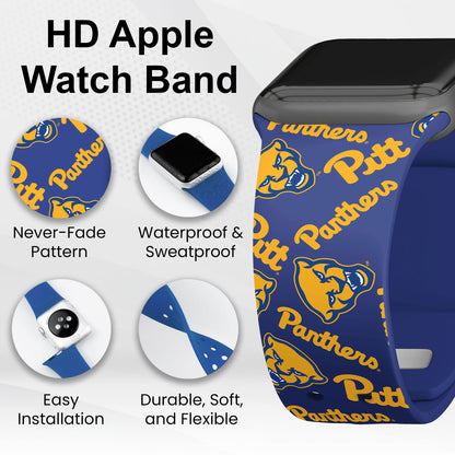 Pittsburgh Panthers HD Apple Watch Band