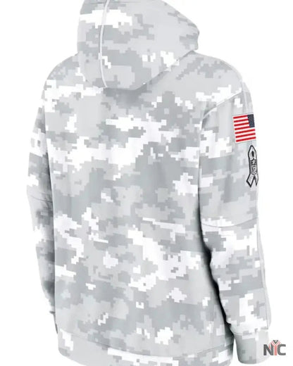 Pittsburgh Steelers Salute To Service Camo 2024 Hoodie