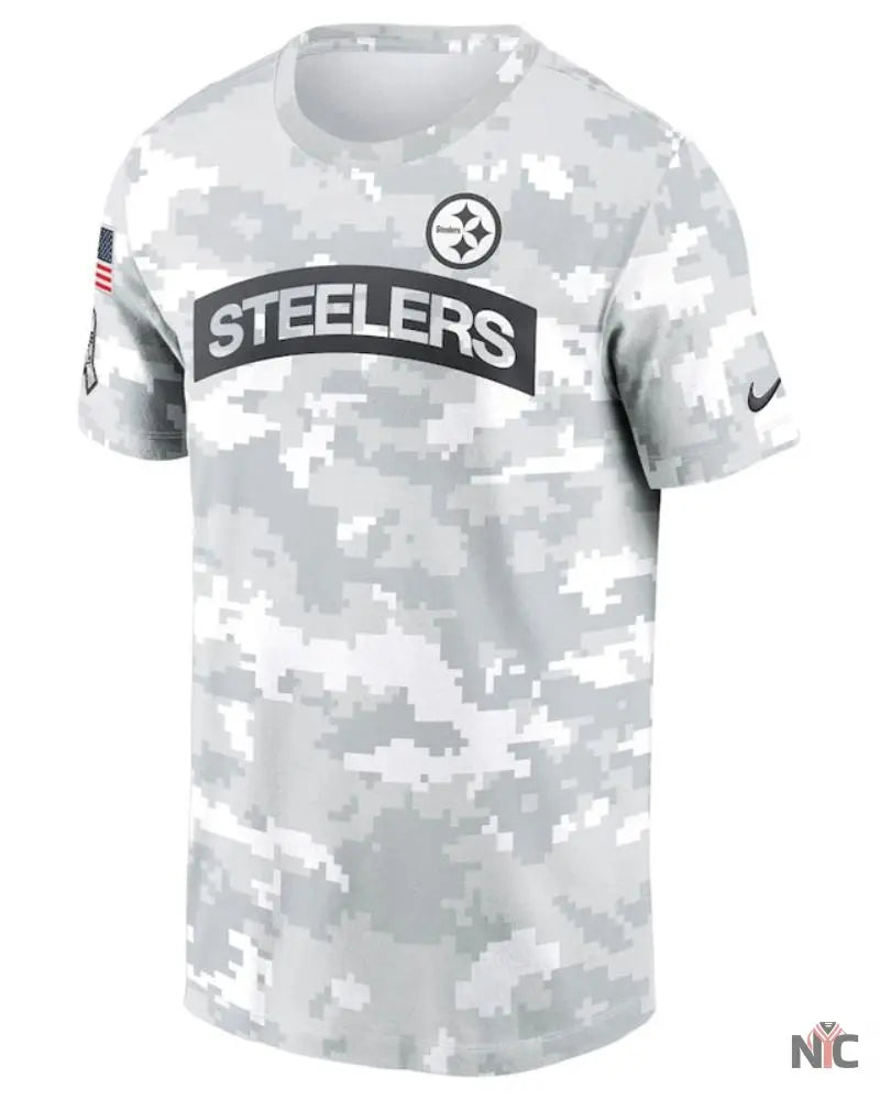 Pittsburgh Steelers Salute To Service Camo 2024 T-Shirt