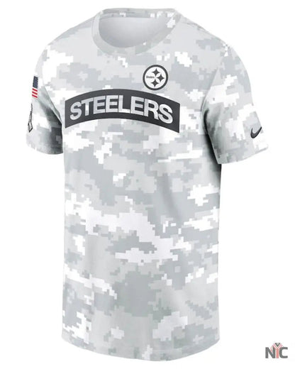 Pittsburgh Steelers Salute To Service Camo 2024 T-Shirt