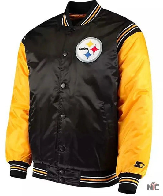 Pittsburgh Steelers Starter Varsity Satin Jacket