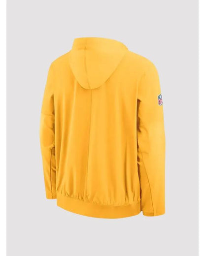 Pittsburgh Steelers Anorak Half-Zip Yellow Hoodie