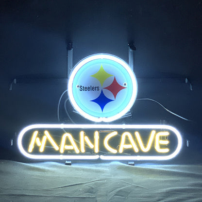Pittsburgh Steelers Football Man Cave Neon Signs
