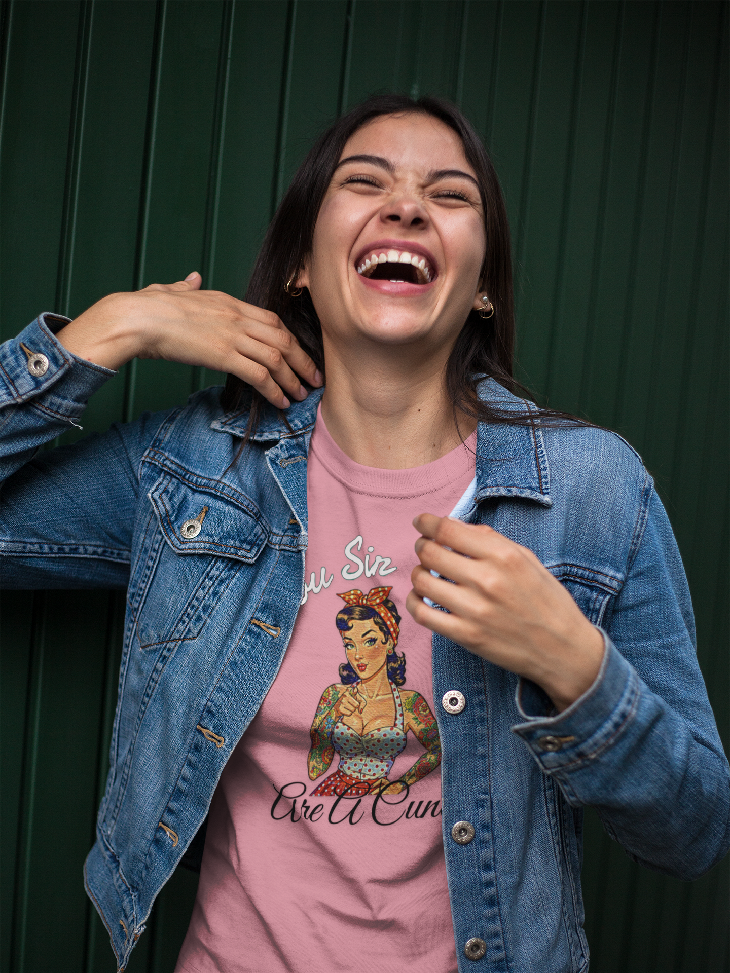 You Sir Are A Cunt Pin Up Graphic Tee