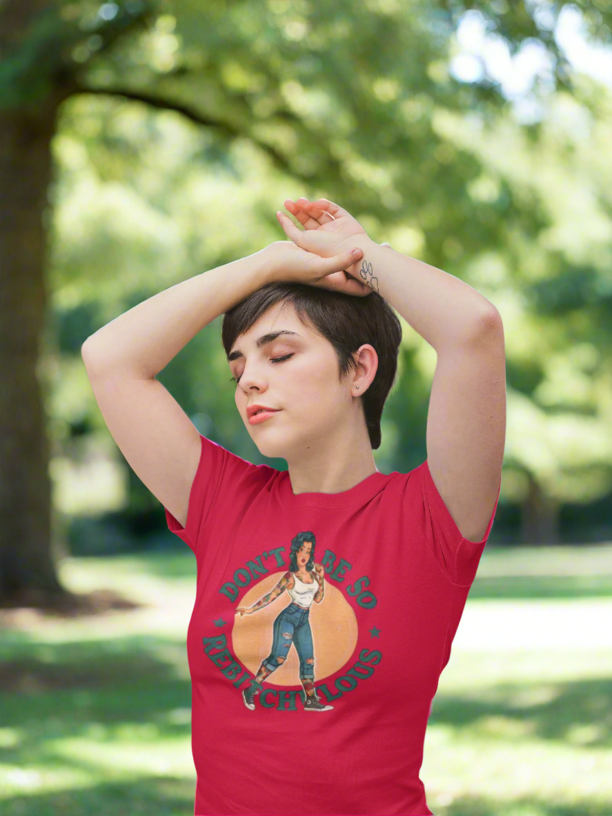 Retro "Don't Be So Rebitchulous" Graphic Tee