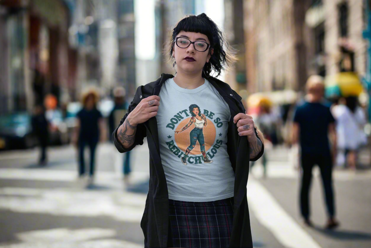 Retro "Don't Be So Rebitchulous" Graphic Tee