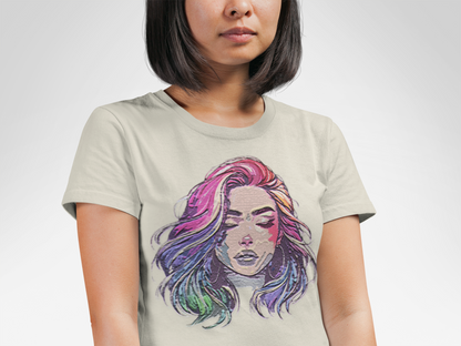 Vibrant Artistic Peace Of Mind Graphic Tee