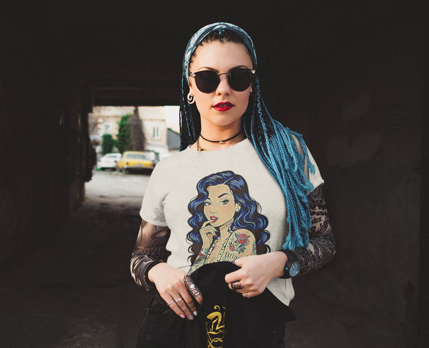 Vintage Tattoo's Are Trashy Pin Up Graphic Tee