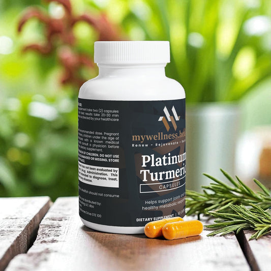 Platinum Turmeric Supplement with Glucosamine & BioPerine - 95% Curcuminoids